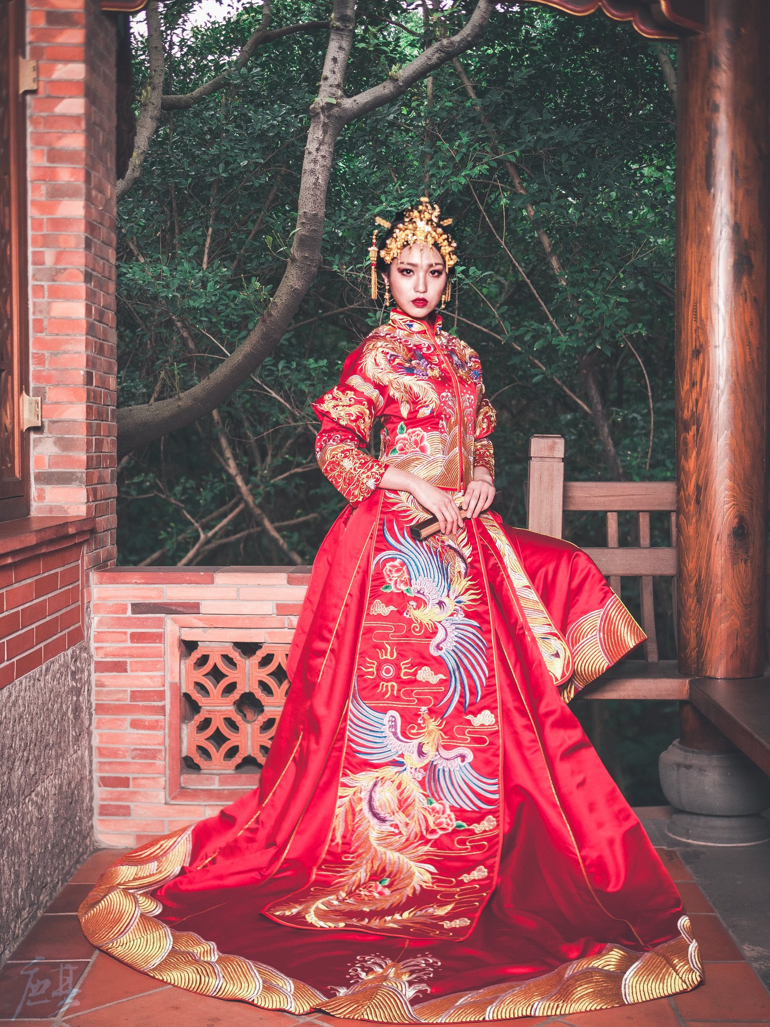 秀禾服,龍鳳褂,中式禮服,中式婚紗,禮服出租,手工禮服